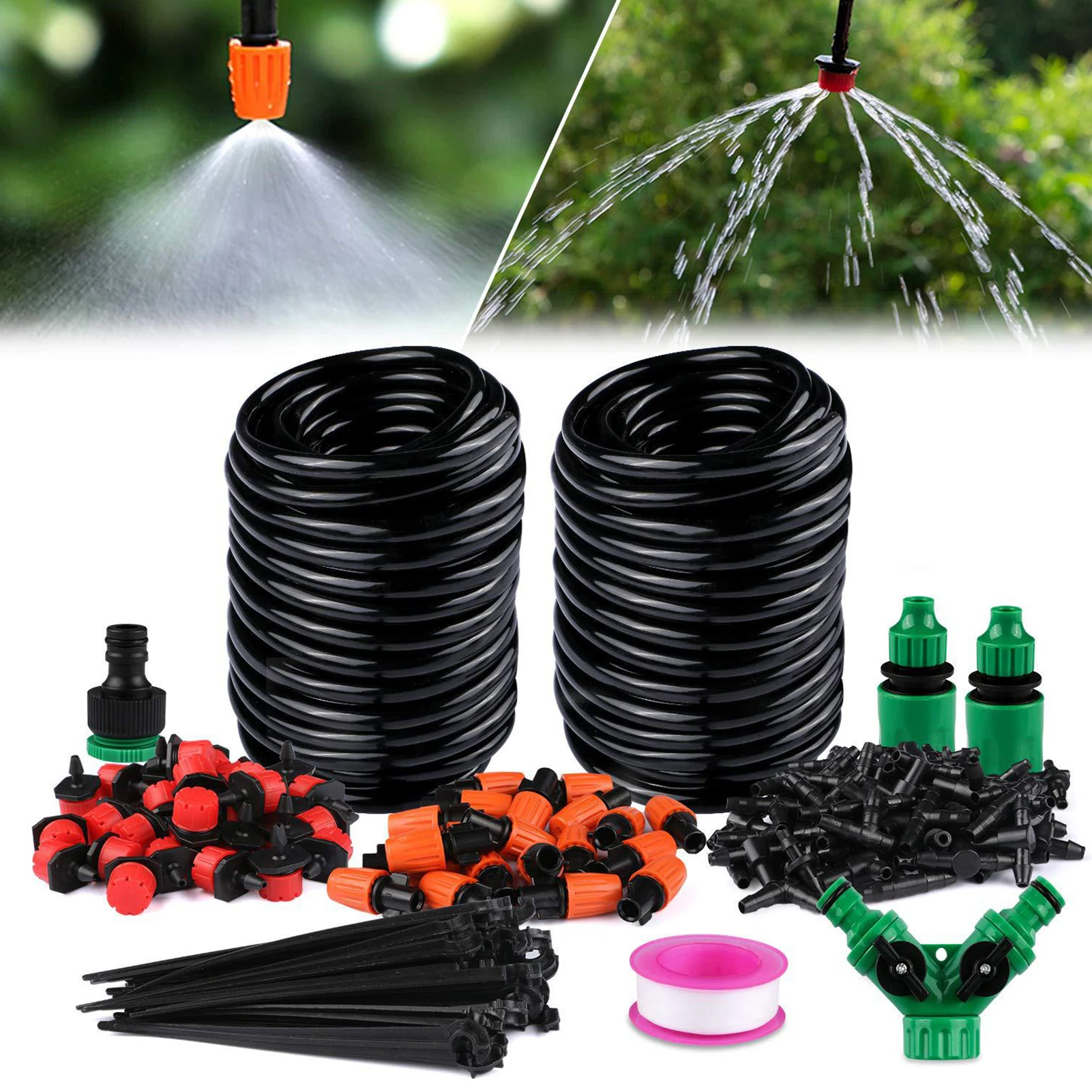 30M DIY Drip Irrigation System Automatic Watering Garden Hose Watering Sprayer Dripper Kits Garden Greenhouse Sprayer System
30M DIY Drip Irrigation System Automatic Watering Garden Hose Watering Sprayer Dripper Kits Garden Greenhouse Sprayer System