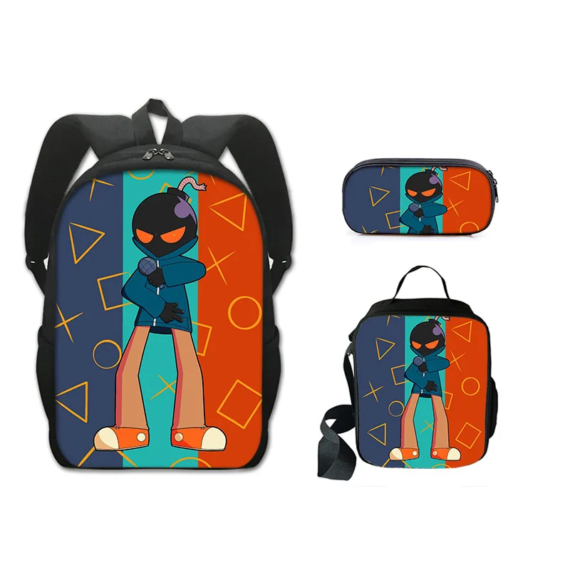 3pcs/set Children Zipper Rucksack Boy girl Bagpack Students Mochila teens 3D Fnf Game School Bags Travel Bag
3pcs/set Children Zipper Rucksack Boy girl Bagpack Students Mochila teens 3D Fnf Game School Bags Travel Bag