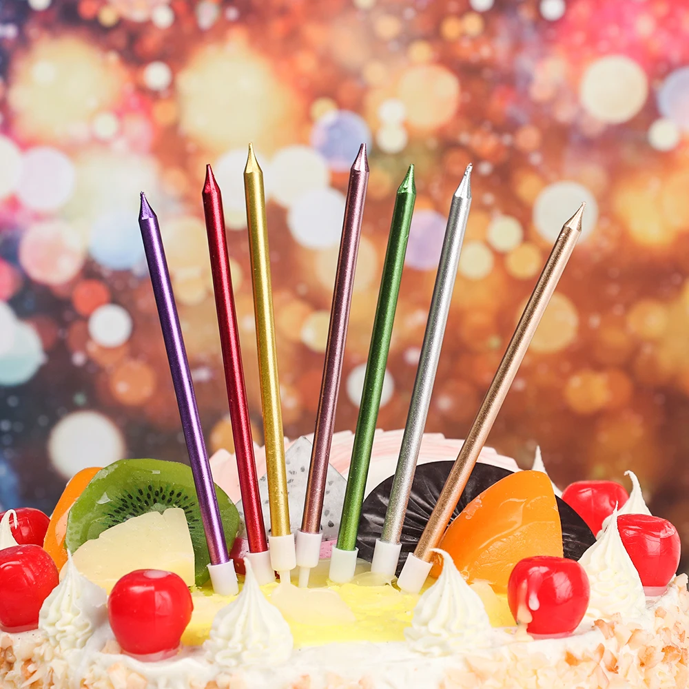 6Pcs New Multicolor Long Pencil Candles Birthday Cake Topper Safe Flame Cupcake Ornament Wedding Party Supplies Favor Home Decor
6Pcs New Multicolor Long Pencil Candles Birthday Cake Topper Safe Flame Cupcake Ornament Wedding Party Supplies Favor Home Decor