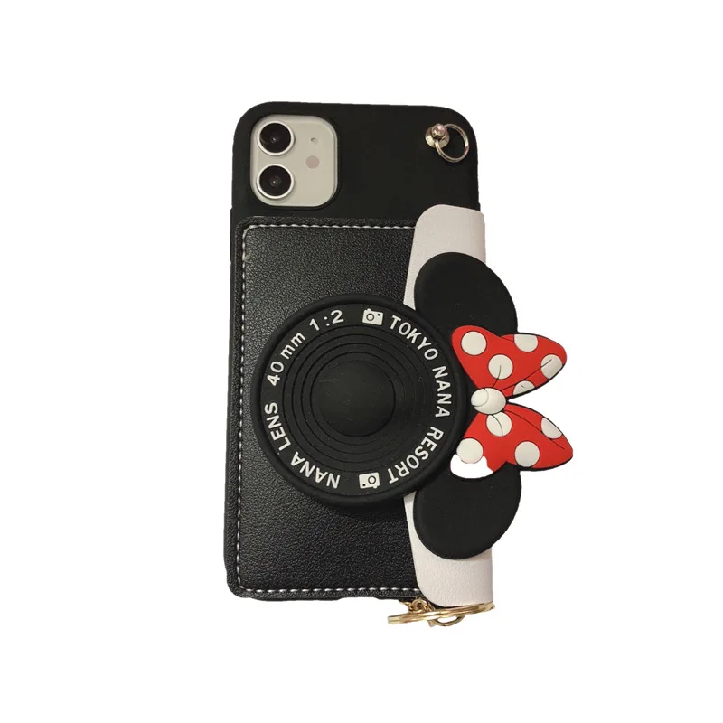 Cartoon Mouse Mobile Phone Case For iPhone 12 11 Pro Xr Xs Max 7 8 Protection Silicone Cute Multi-function Bag With Card Holder
Cartoon Mouse Mobile Phone Case For iPhone 12 11 Pro Xr Xs Max 7 8 Protection Silicone Cute Multi-function Bag With Card Holder
