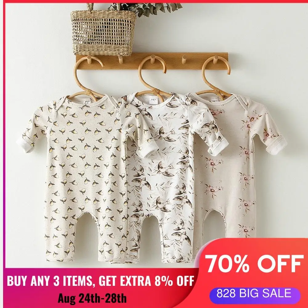 0-24M Newborn Baby Boys Girls Romper Autumn Print Floral Cotton Infant Jumpsuit Full Sleeve Winter Spring Baby Outfit Clothes
0-24M Newborn Baby Boys Girls Romper Autumn Print Floral Cotton Infant Jumpsuit Full Sleeve Winter Spring Baby Outfit Clothes