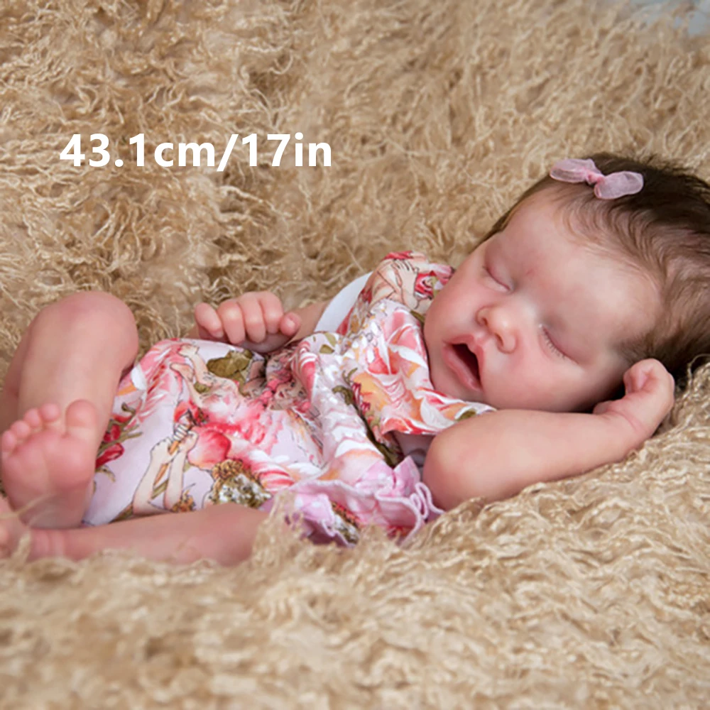 17 Inch Full Silicone Body Pouting Baby Doll Reborn Doll Realistic Sleeping Girl Princess Lovely Baby Doll For Kid Birthday Gift
17 Inch Full Silicone Body Pouting Baby Doll Reborn Doll Realistic Sleeping Girl Princess Lovely Baby Doll For Kid Birthday Gift