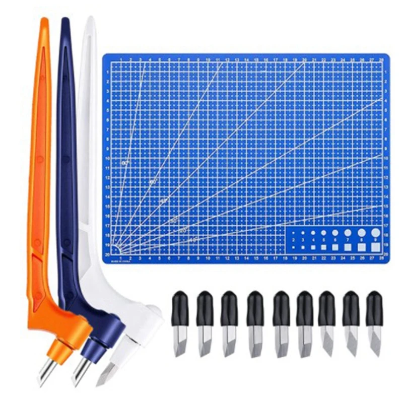 New 13PCS DIY Art Craft Cutting Tools 360 Rotary Paper Jam Pattern Carving Knife Decoupage Sculpture Engraving Design Tool
New 13PCS DIY Art Craft Cutting Tools 360 Rotary Paper Jam Pattern Carving Knife Decoupage Sculpture Engraving Design Tool