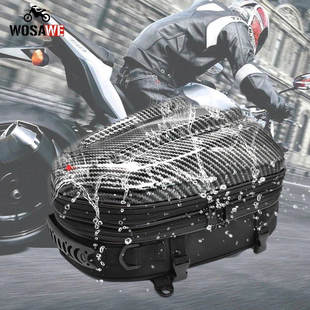 Motorcycle Back Seat Waterproof ABS Hard-Shell Pack Expandable Capacity Tail Bag Back seat Pack Motocross Travel Helmet Bag
Motorcycle Back Seat Waterproof ABS Hard-Shell Pack Expandable Capacity Tail Bag Back seat Pack Motocross Travel Helmet Bag