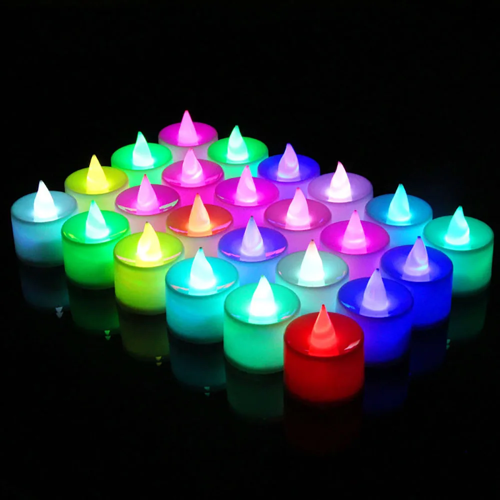 6/12/24/48pcs LED Electronic Candle LED Light Flameless Battery Powered Multicolor Lamp Birthday Party Wedding Anniversary Decor
6/12/24/48pcs LED Electronic Candle LED Light Flameless Battery Powered Multicolor Lamp Birthday Party Wedding Anniversary Decor