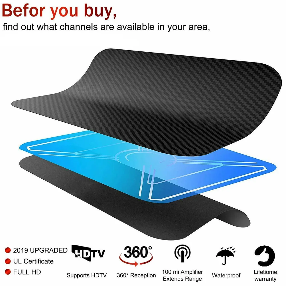 210 Miles 4K 1080P Coax Cable 5v Easy Install Freeview Clear Aerial Receiver Digital HDTV USB Indoor TV Antenna Signal Booster
210 Miles 4K 1080P Coax Cable 5v Easy Install Freeview Clear Aerial Receiver Digital HDTV USB Indoor TV Antenna Signal Booster