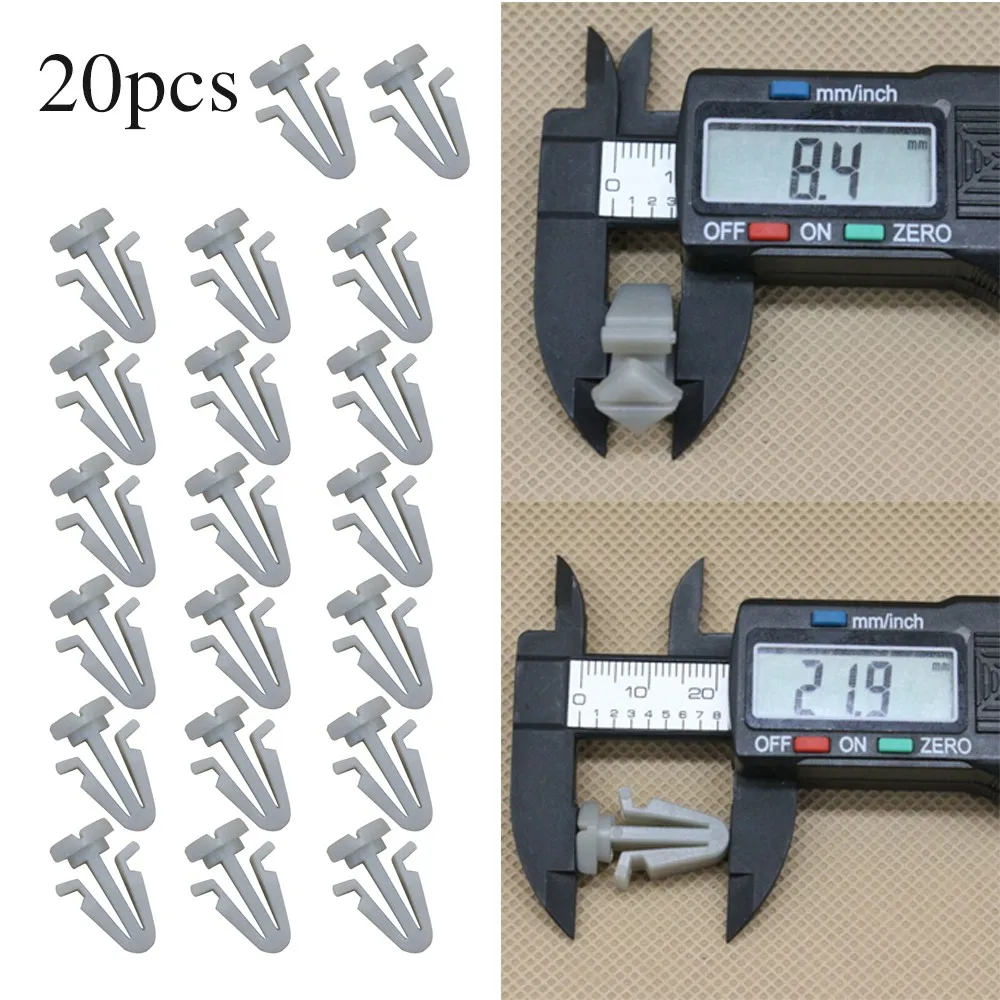 20 Pcs Grille Clips Gray Nylon Retainer For Nissan 62318-01W00 High Quality Durable Long Service Brand New Automobile Parts
20 Pcs Grille Clips Gray Nylon Retainer For Nissan 62318-01W00 High Quality Durable Long Service Brand New Automobile Parts