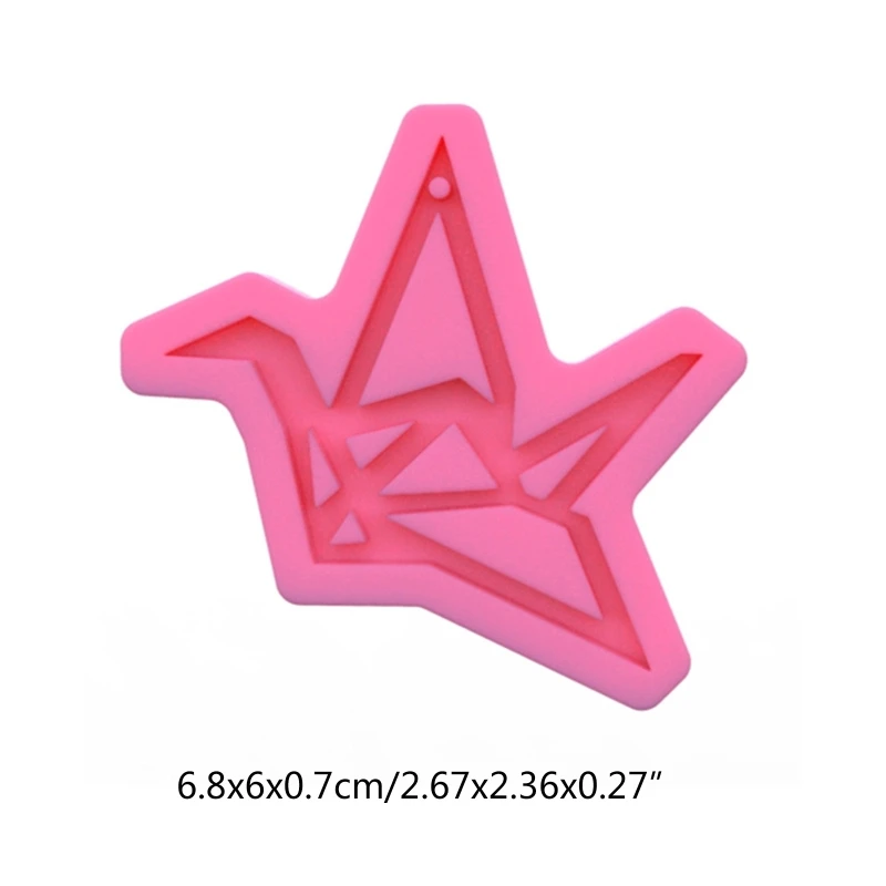 Epoxy Resin Mold Paper Crane Silicone Mould DIY Crafts Polymer Jewelry Necklace Earring Keychain Making Tool
Epoxy Resin Mold Paper Crane Silicone Mould DIY Crafts Polymer Jewelry Necklace Earring Keychain Making Tool