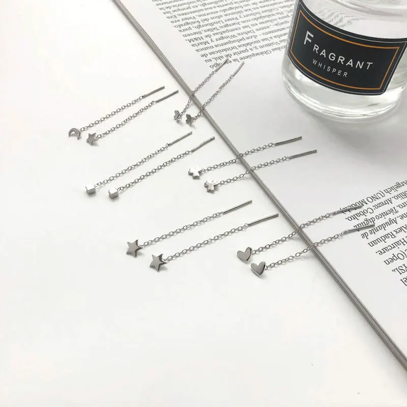 Initial Earrings New Korean Sterling Silver Earring Simple and Comfortable Training Ear Hole Allergy-Proof Stud Earrings Set
Initial Earrings New Korean Sterling Silver Earring Simple and Comfortable Training Ear Hole Allergy-Proof Stud Earrings Set