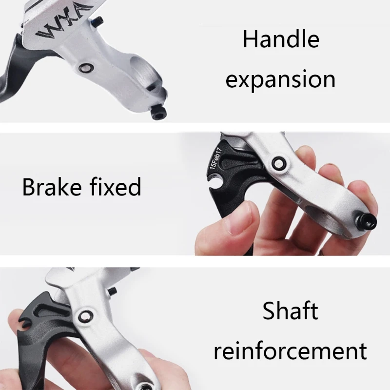 1 Pair Universal Aluminum Alloy Bicycle Handbrake Levers MTB BMX V- Handle Housing Cable Brake Calipers V Type Replacement Set
1 Pair Universal Aluminum Alloy Bicycle Handbrake Levers MTB BMX V- Handle Housing Cable Brake Calipers V Type Replacement Set
