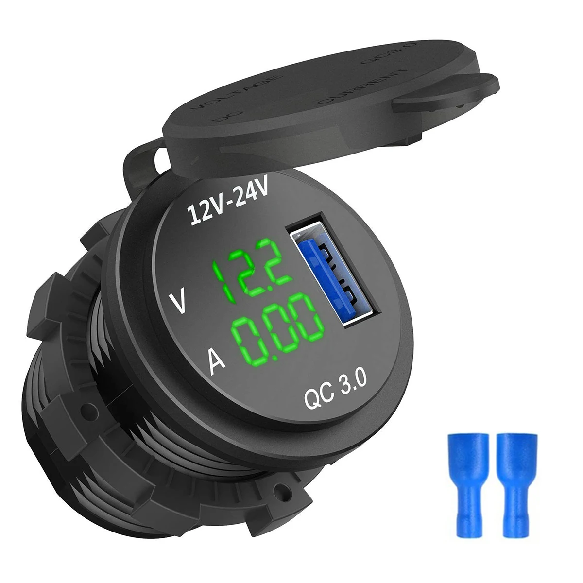 Универсальный Водонепроницаемый QC3.0 автомобильное зарядное устройство USB