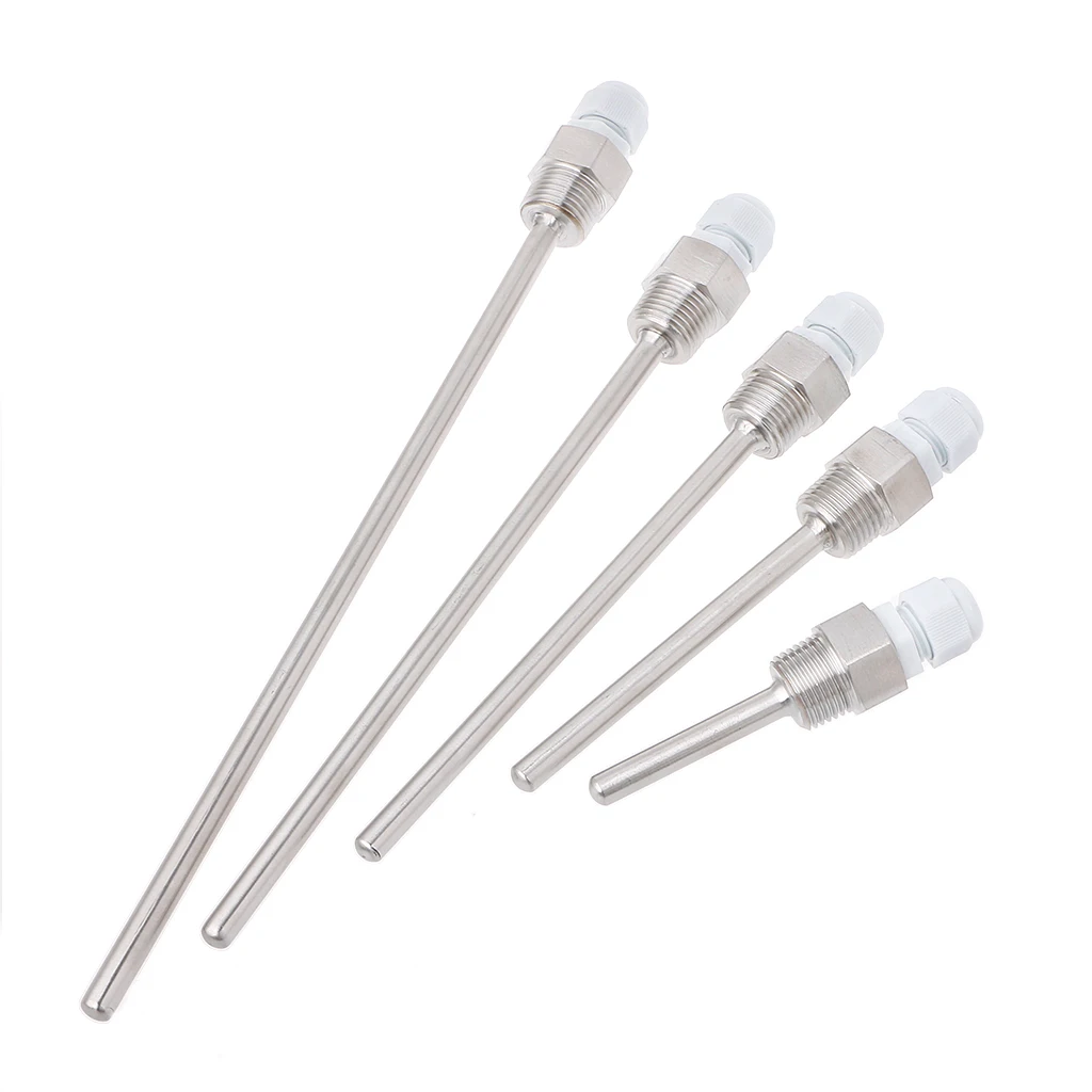 Brand New and High Quality 50-250mm Stainless Steel Thermowell 1/2" NPT Threads For Temperature Sensors
Brand New and High Quality 50-250mm Stainless Steel Thermowell 1/2" NPT Threads For Temperature Sensors