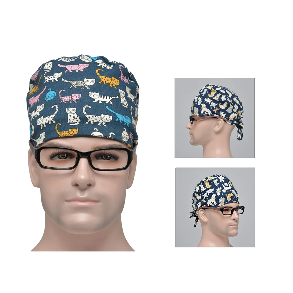 1 Pc Unisex Cotton Cartoon Cat Printed Adjustable Tie Hat (Average Size, with Absorb Sweat Terry)
1 Pc Unisex Cotton Cartoon Cat Printed Adjustable Tie Hat (Average Size, with Absorb Sweat Terry)