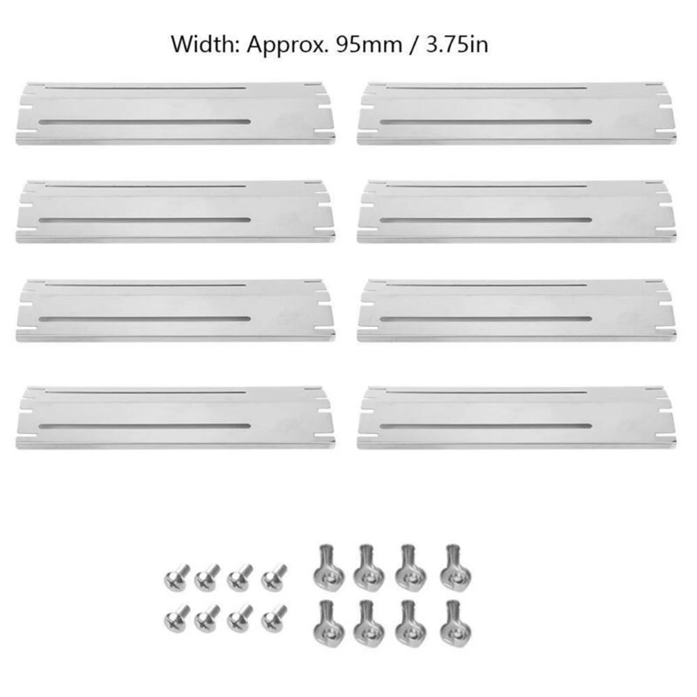 8Pcs Heat Plate Stainless Steel Adjustable BBQ Gas Grill BBQ Tools Heat Shield Replacement Kit Kitchen Outdoor BBQ
8Pcs Heat Plate Stainless Steel Adjustable BBQ Gas Grill BBQ Tools Heat Shield Replacement Kit Kitchen Outdoor BBQ