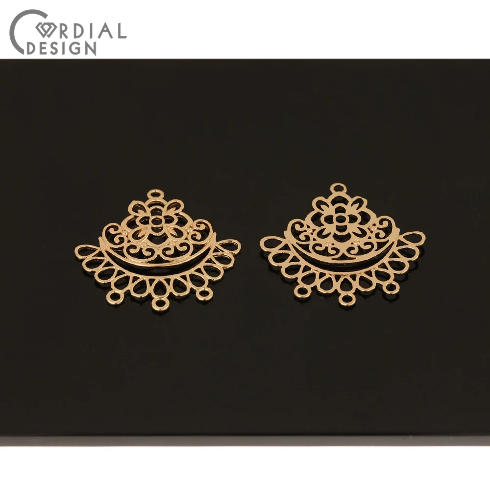 Cordial Design 50Pcs 27*28MM Jewelry Accessories/DIY Connector/Flower Shape/Copper/Charms/Hand Made/Earring Findings & Component
Cordial Design 50Pcs 27*28MM Jewelry Accessories/DIY Connector/Flower Shape/Copper/Charms/Hand Made/Earring Findings & Component