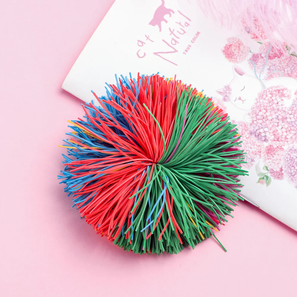 6pcs 6cm Colorful Silicone Stringy Bouncing Fluffy Jugging Sensory Fidgets Stress Relief (Random Color)
6pcs 6cm Colorful Silicone Stringy Bouncing Fluffy Jugging Sensory Fidgets Stress Relief (Random Color)