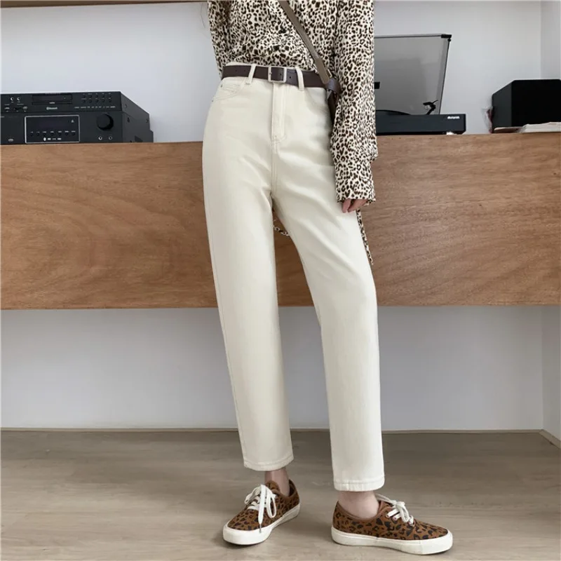 Denim Pants Women's Korean-Style High Waist Slimming Loose All-Match Internet Celebrity Daddy Pants Retro Hong Kong Style Chic
Denim Pants Women's Korean-Style High Waist Slimming Loose All-Match Internet Celebrity Daddy Pants Retro Hong Kong Style Chic