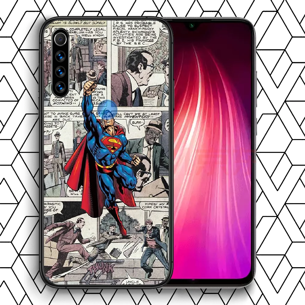 Supermans Superhero Phone Case Cover Hull For XIAOMI Redmi 7 7a 8 8a 9 9a NOTE 6 7 8 8t 9 9s Pro Max 4X black Bumper Luxury
Supermans Superhero Phone Case Cover Hull For XIAOMI Redmi 7 7a 8 8a 9 9a NOTE 6 7 8 8t 9 9s Pro Max 4X black Bumper Luxury