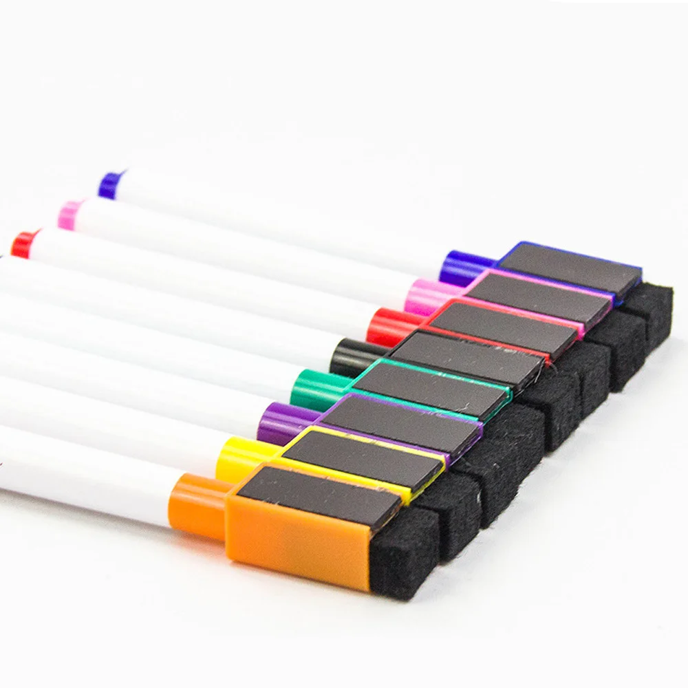 30PCS Magnetic White Board Dry Erase Marker Pens with Erases for Home Office School Stationery Supplies Random Colors
30PCS Magnetic White Board Dry Erase Marker Pens with Erases for Home Office School Stationery Supplies Random Colors
