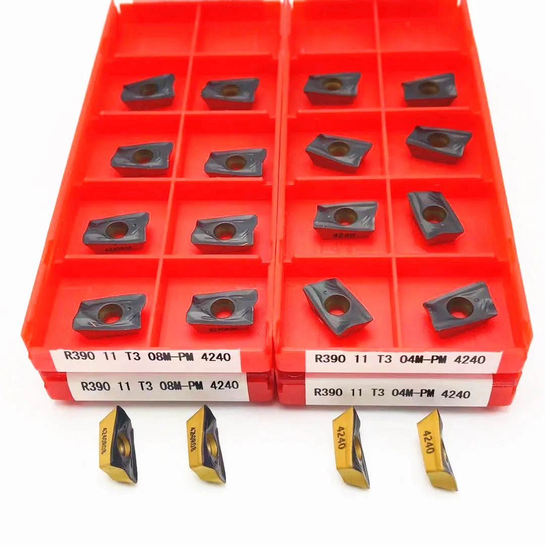 R390 11T308 11T304 PM4240 Internal Turning Tool Cermet Grade Carbide Inserts CNC Lathe Metal Cutting Tool Turning Insert
R390 11T308 11T304 PM4240 Internal Turning Tool Cermet Grade Carbide Inserts CNC Lathe Metal Cutting Tool Turning Insert