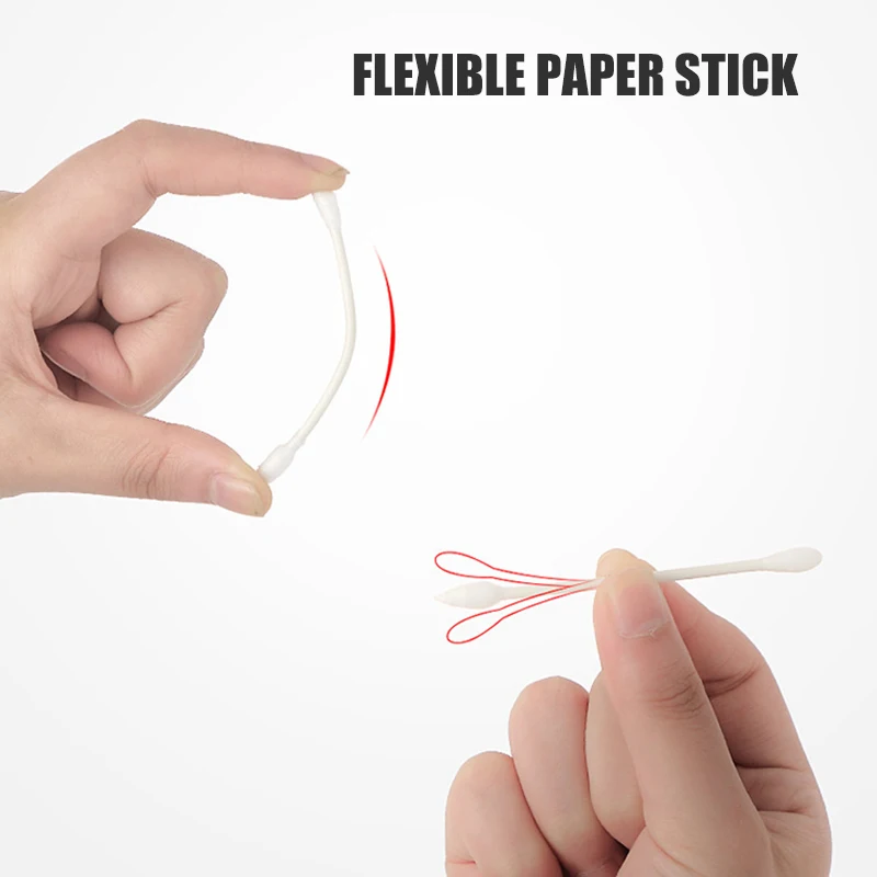 Disposable Cotton Swab Double Tipped Cotton Buds Ear Makeup Swabs Biodegradable SOYW889
Disposable Cotton Swab Double Tipped Cotton Buds Ear Makeup Swabs Biodegradable SOYW889