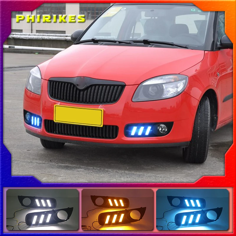 Светодиодный дневной светильник с крышкой противотуманных фар для Skoda Superb 2008-2011, супер Яркость Водонепроницаемый ABS дневные ходовые огни 12V
Светодиодный дневной светильник с крышкой противотуманных фар для Skoda Superb 2008-2011, супер Яркость Водонепроницаемый ABS дневные ходовые огни 12V
