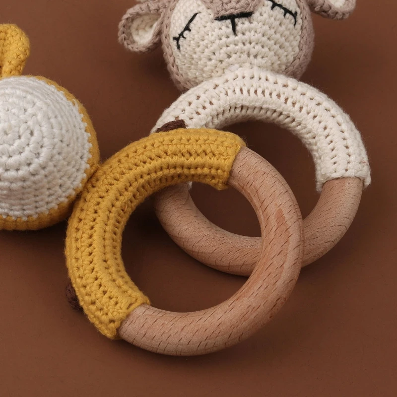 Baby Teether Wooden Toys Mobile Pram Crib Ring Crochet Rattle Soother Teether
Baby Teether Wooden Toys Mobile Pram Crib Ring Crochet Rattle Soother Teether