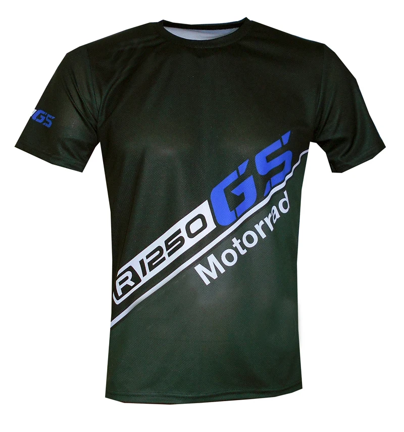 

Men's2021 R1250GS Motorcycle ADVENTURE Motos Locomotive Riding Quick Dry Short Sleeve For BMW Motorrad Motocross Summer T-shirt