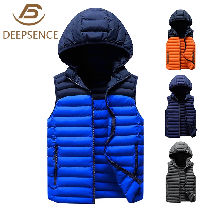 Winter Men Sleeveless Jacket Outdoor Sport Warm Waterproof Fleece Hooded Vest Mens Woman Casual Comfortable Vest Large Size 8XL
Winter Men Sleeveless Jacket Outdoor Sport Warm Waterproof Fleece Hooded Vest Mens Woman Casual Comfortable Vest Large Size 8XL