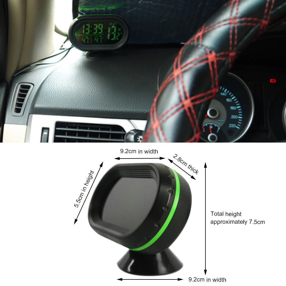 12v Multifunction Car Thermometer Digital Clock Led Lighted Display Digital Automobile Dual Gauge Voltage Tester Car Supplies
12v Multifunction Car Thermometer Digital Clock Led Lighted Display Digital Automobile Dual Gauge Voltage Tester Car Supplies