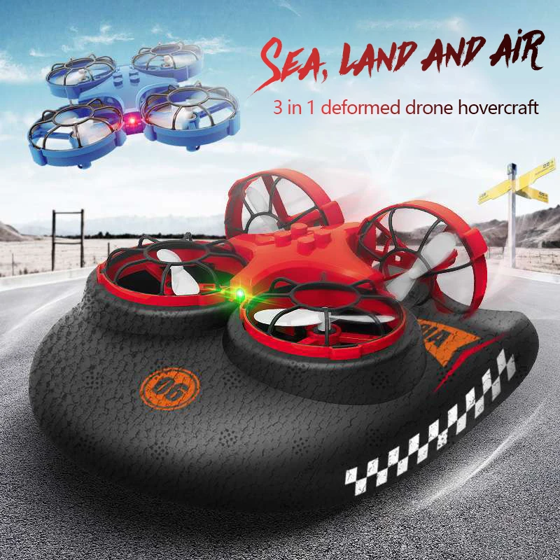 3 style Water-Ground-Air Mode 3-in-1 RC Quadcopter Drone Mini Helicopter toys Adult Children Dron Toy Mini 3D Flip Headless
3 style Water-Ground-Air Mode 3-in-1 RC Quadcopter Drone Mini Helicopter toys Adult Children Dron Toy Mini 3D Flip Headless