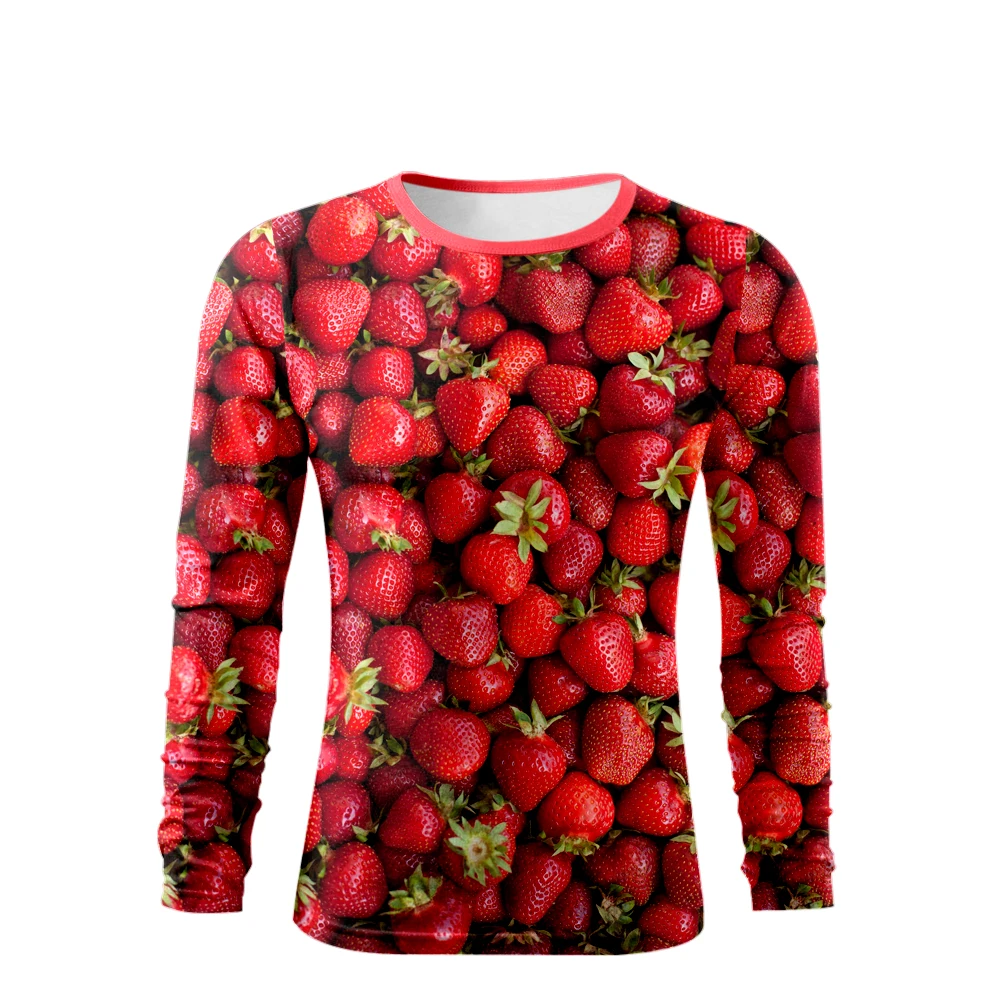 2022 New Men T-Shirt Digital Printing Pullover Long-Sleeved Thin Male Tee Strawberry Stretch Print Good Quality Tops
2022 New Men T-Shirt Digital Printing Pullover Long-Sleeved Thin Male Tee Strawberry Stretch Print Good Quality Tops