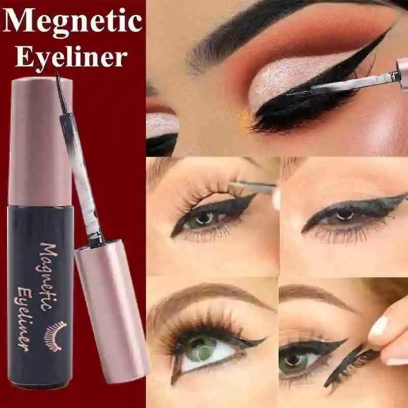 Black Magnetic Liquid Eyeliner False Eyelashes Kit Fake Remover Pencil Eyebrow Eyebrow Makeup T3F6
Black Magnetic Liquid Eyeliner False Eyelashes Kit Fake Remover Pencil Eyebrow Eyebrow Makeup T3F6