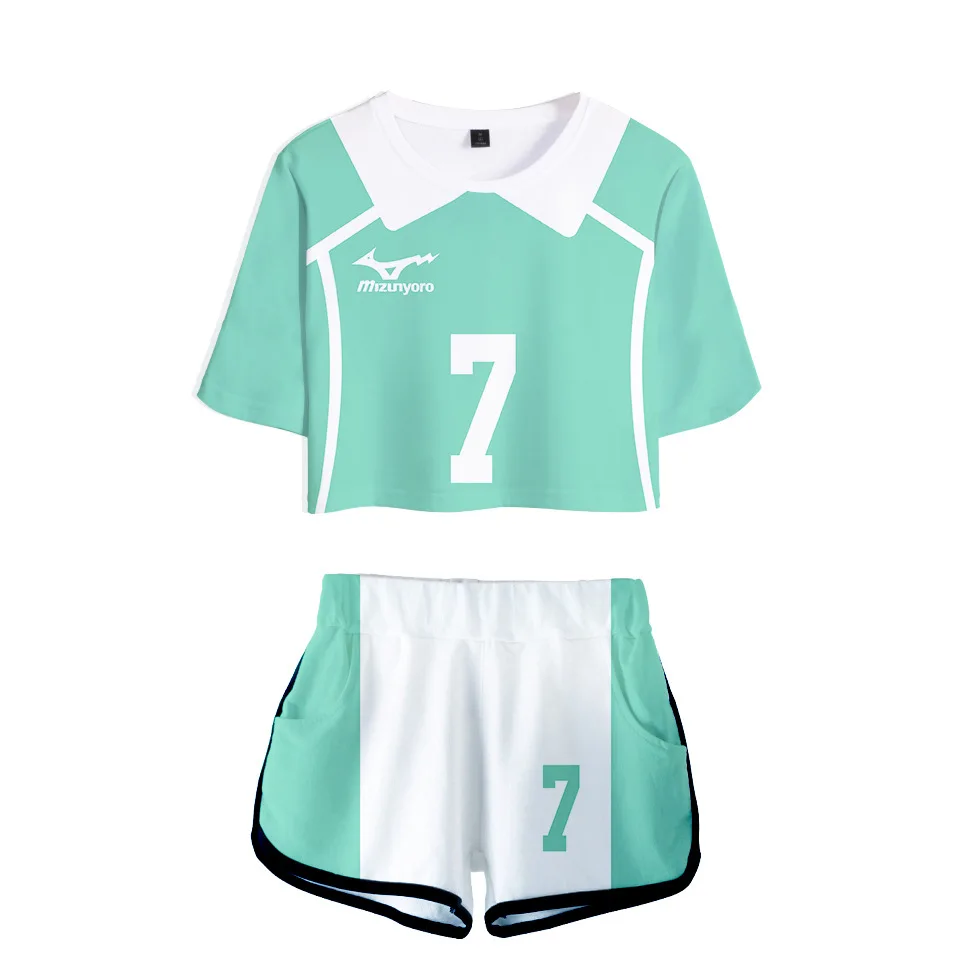 Anime Haikyuu Cosplay Costume Women Two Piece Set HIT HOP Tracksuit Volleyball Club Oikawa Tooru Tops And Shorts casual
Anime Haikyuu Cosplay Costume Women Two Piece Set HIT HOP Tracksuit Volleyball Club Oikawa Tooru Tops And Shorts casual