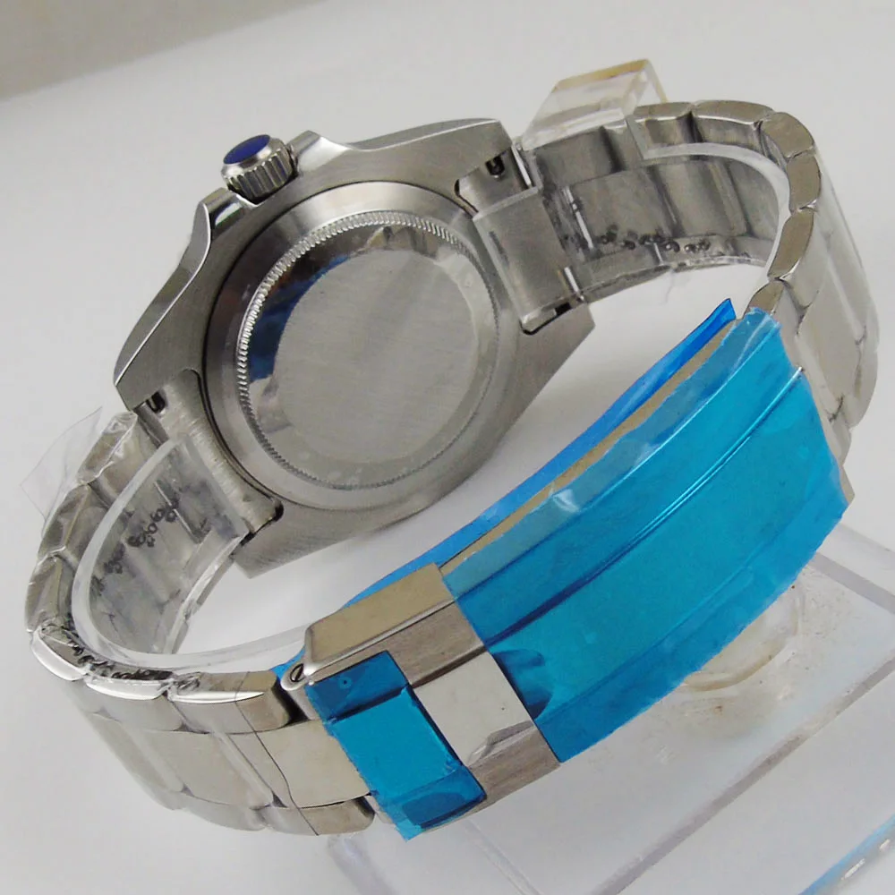 40mm Black&Blue Luminous Watch NH35A MIYOTA 8215 Automatic Men's Watch Sapphire Glass Date Ceramic Insert 904L Oyster Bracelet
40mm Black&Blue Luminous Watch NH35A MIYOTA 8215 Automatic Men's Watch Sapphire Glass Date Ceramic Insert 904L Oyster Bracelet