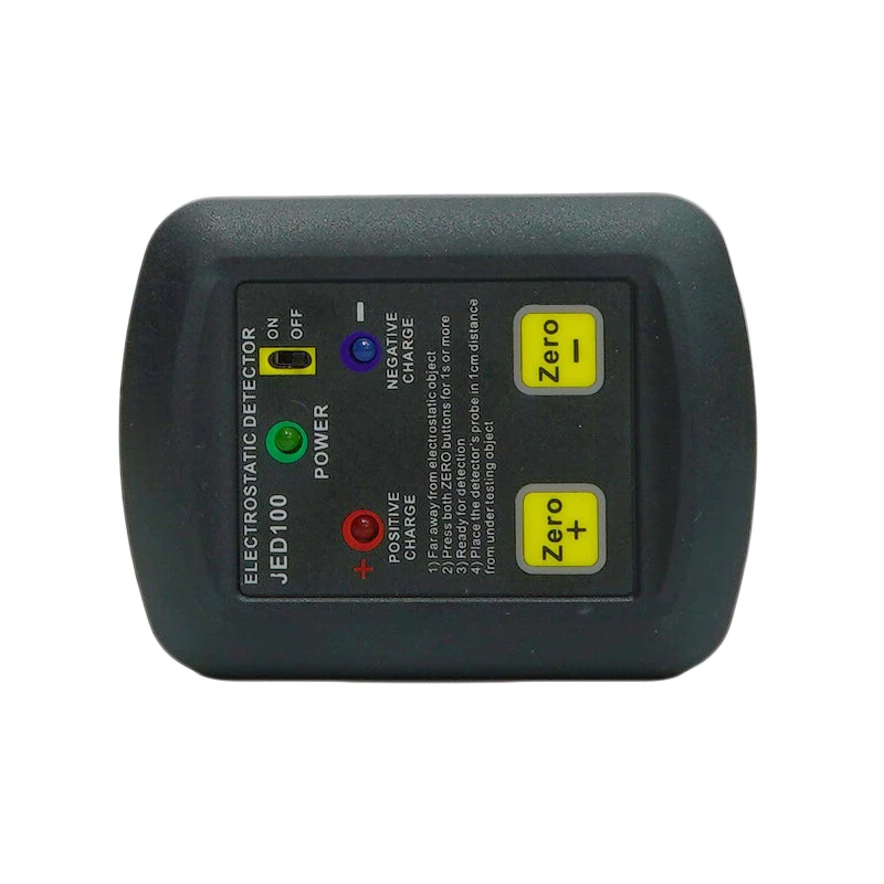 JED 100 Electrostatic Tester Non-Contact Electrostatic Qualitative Testing Gauge the Surface Electrostatic Detector
JED 100 Electrostatic Tester Non-Contact Electrostatic Qualitative Testing Gauge the Surface Electrostatic Detector