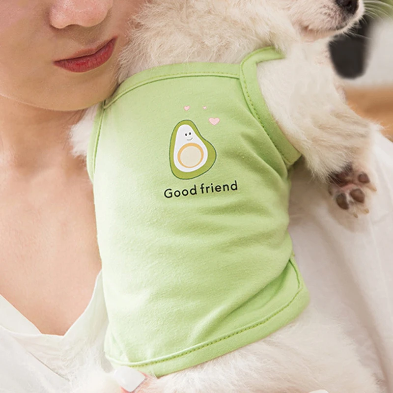 Summer Thin Small Dog Undershirt Soft Cotton Puppy Clothes Kitten Camisole Cats Cartoon Cute Vest Fashion Lovely Pet Wear
Summer Thin Small Dog Undershirt Soft Cotton Puppy Clothes Kitten Camisole Cats Cartoon Cute Vest Fashion Lovely Pet Wear