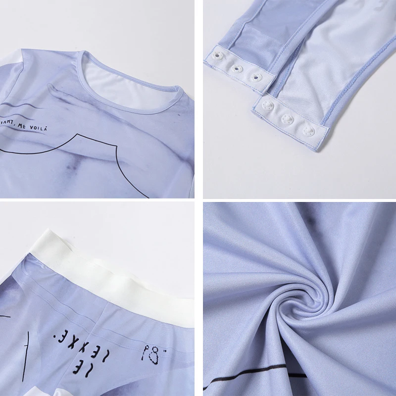 Sexy Letter Print Skinny Two Piece Set Women Long Sleeve Bodysuit and Leggings Matching Sets Sports Fitness Outfits Fall 2020
Sexy Letter Print Skinny Two Piece Set Women Long Sleeve Bodysuit and Leggings Matching Sets Sports Fitness Outfits Fall 2020