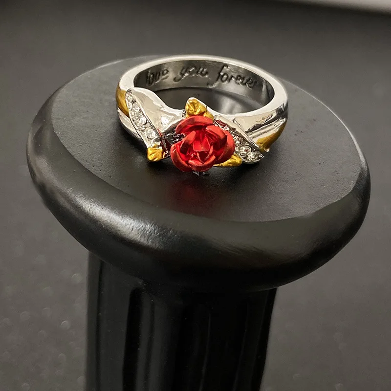 Birthday Gift for Girlfriend Rose Flower love You Forever Ring Anniversary Present Valentines Day Gift
Birthday Gift for Girlfriend Rose Flower love You Forever Ring Anniversary Present Valentines Day Gift