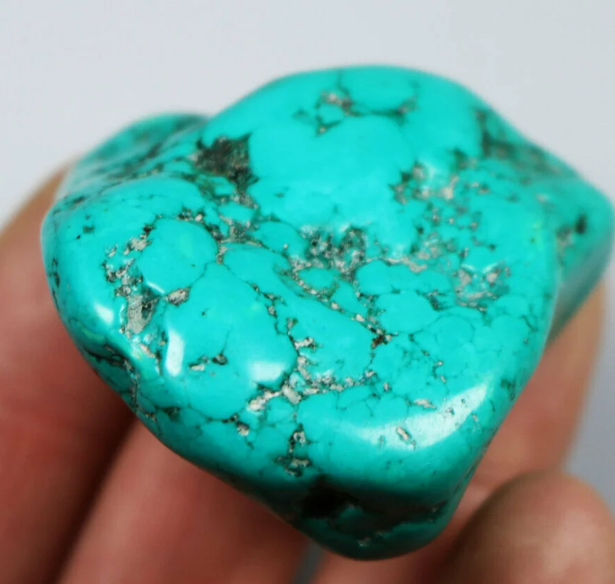 

Green Turquoise Gem Natural Raw Stone Crystal Reiki Healing Gift