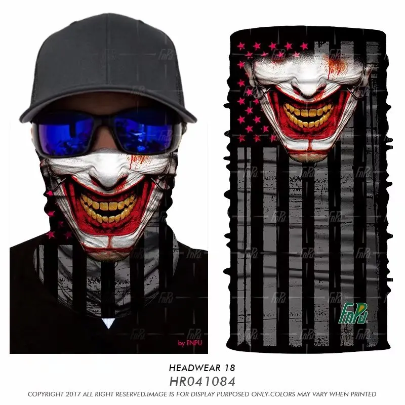Mascarillas Скелет Череп шеи теплее гаитер террорбле маска бесшовные магия Велоспорт