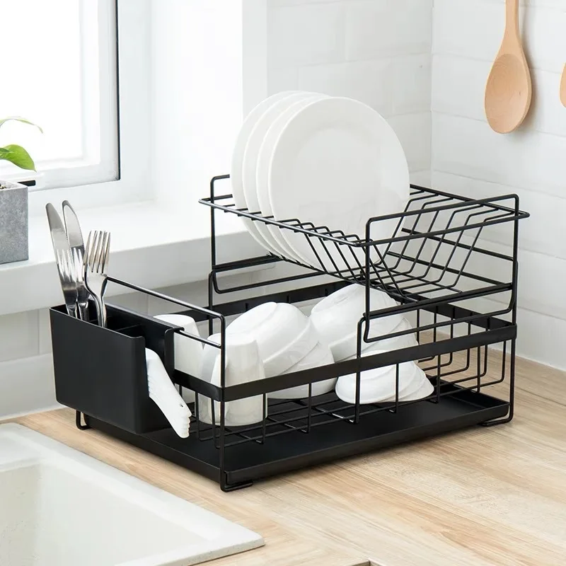 Double-layer Dish Rack For Dish Rack Storage Box Drain Rack For Table And Chopsticks Storage Box Kitchen Cupboard Rack
Double-layer Dish Rack For Dish Rack Storage Box Drain Rack For Table And Chopsticks Storage Box Kitchen Cupboard Rack