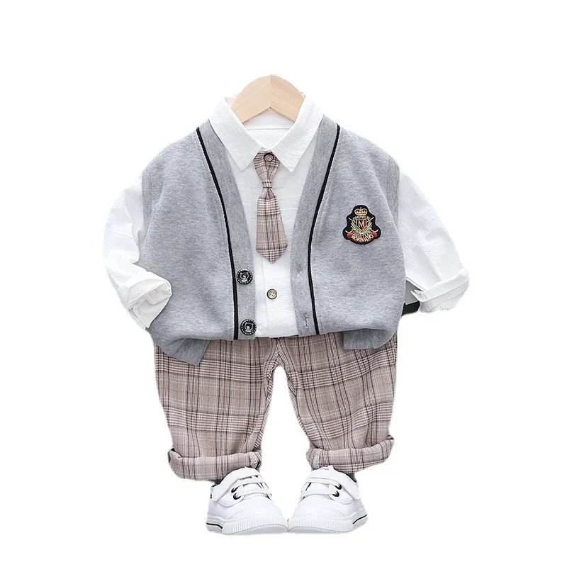 New Spring Autumn Baby Boys Clothes Fashion Children Vest Shirt Pants 3Pcs/Sets Toddler Costume Infant Clothing Kids Tracksuits
New Spring Autumn Baby Boys Clothes Fashion Children Vest Shirt Pants 3Pcs/Sets Toddler Costume Infant Clothing Kids Tracksuits
