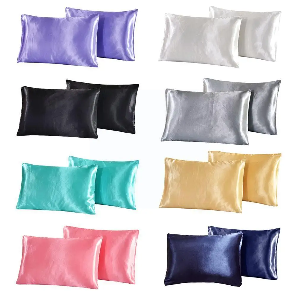 1 Pair Of Pure Color Simple Satin Silk Pillowcase Bedding Microfiber Silk Polyester Pillowcase Imitation D9K3
1 Pair Of Pure Color Simple Satin Silk Pillowcase Bedding Microfiber Silk Polyester Pillowcase Imitation D9K3