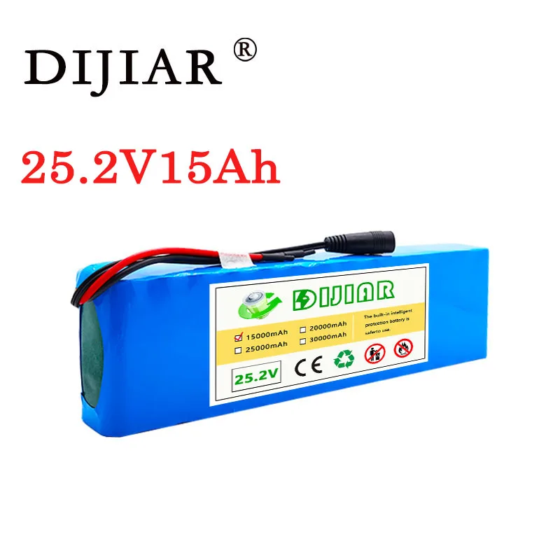 Dijiar 25,2 V 15Ah 7S4P батарейный блок 25,2 V 18650 батарея 15000 мАч перезаряжаемый аккумулятор, используемый для скутер/электрический велосипед
Dijiar 25,2 V 15Ah 7S4P батарейный блок 25,2 V 18650 батарея 15000 мАч перезаряжаемый аккумулятор, используемый для скутер/электрический велосипед