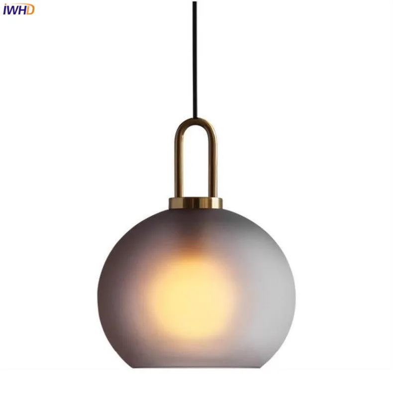 IWHD Smoke Glass LED Pendant Lamp For Bedroom Living Room Cafe Nordic Modern Pendent Lights Fixture Hanglamp Luminaria Lighting
IWHD Smoke Glass LED Pendant Lamp For Bedroom Living Room Cafe Nordic Modern Pendent Lights Fixture Hanglamp Luminaria Lighting