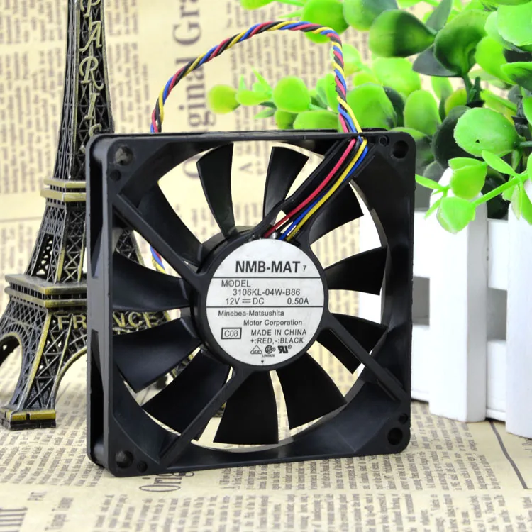 Delivery NMB 3106kl-04w-B86 8015 12v 0.50a 8cm/cm PWM Speed Control Fan