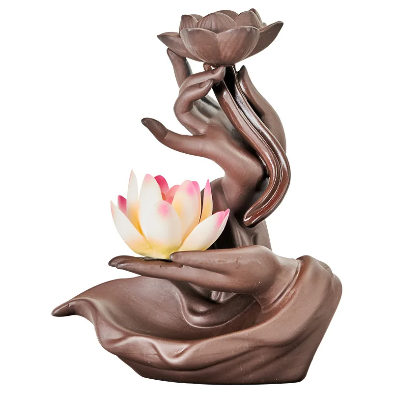 Ceramic back flow censer Zen Buddhist creative home aloe incense incense stove incense interior decoration
Ceramic back flow censer Zen Buddhist creative home aloe incense incense stove incense interior decoration