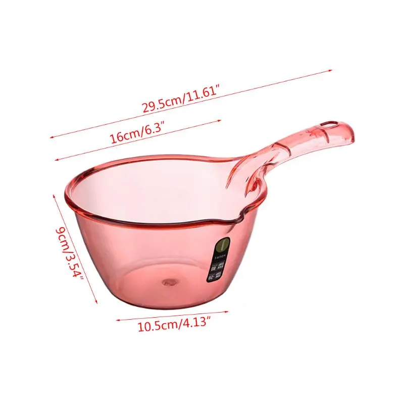 449C Long Handle Water Scoop Transparent Durable Thick Bathing Ladle Spoon Household
449C Long Handle Water Scoop Transparent Durable Thick Bathing Ladle Spoon Household