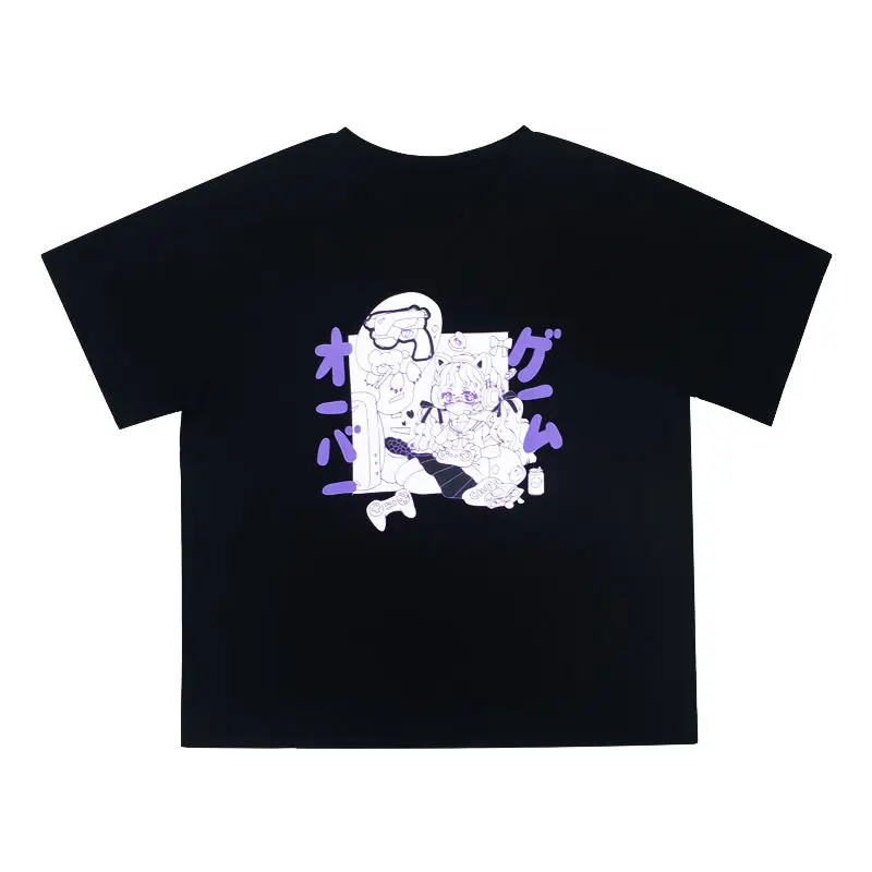 Harajuku T-shirt Women 2021 Japanese Style Cartoon Tee Shirt Summer Alt Clothes Aesthetic MINGLIUSILI Fashion Top Mujer
Harajuku T-shirt Women 2021 Japanese Style Cartoon Tee Shirt Summer Alt Clothes Aesthetic MINGLIUSILI Fashion Top Mujer